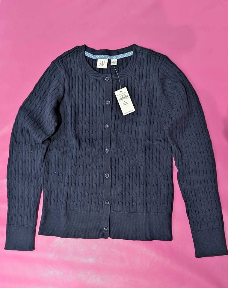 New with tags girls navy blue sweater size 8-9