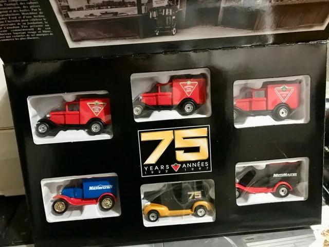 Canadian Tire 75th Anniversary Matchbox Car Set image indicator(2)