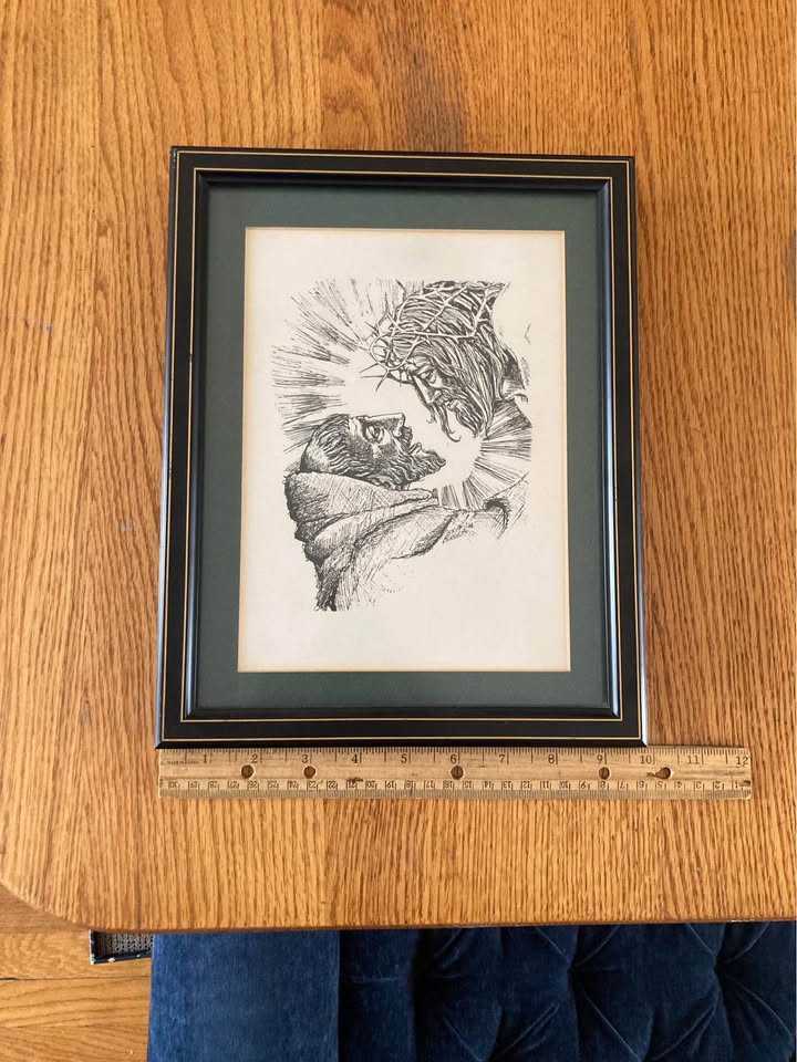 Framed print of Jesus portage park p/u - photo 3