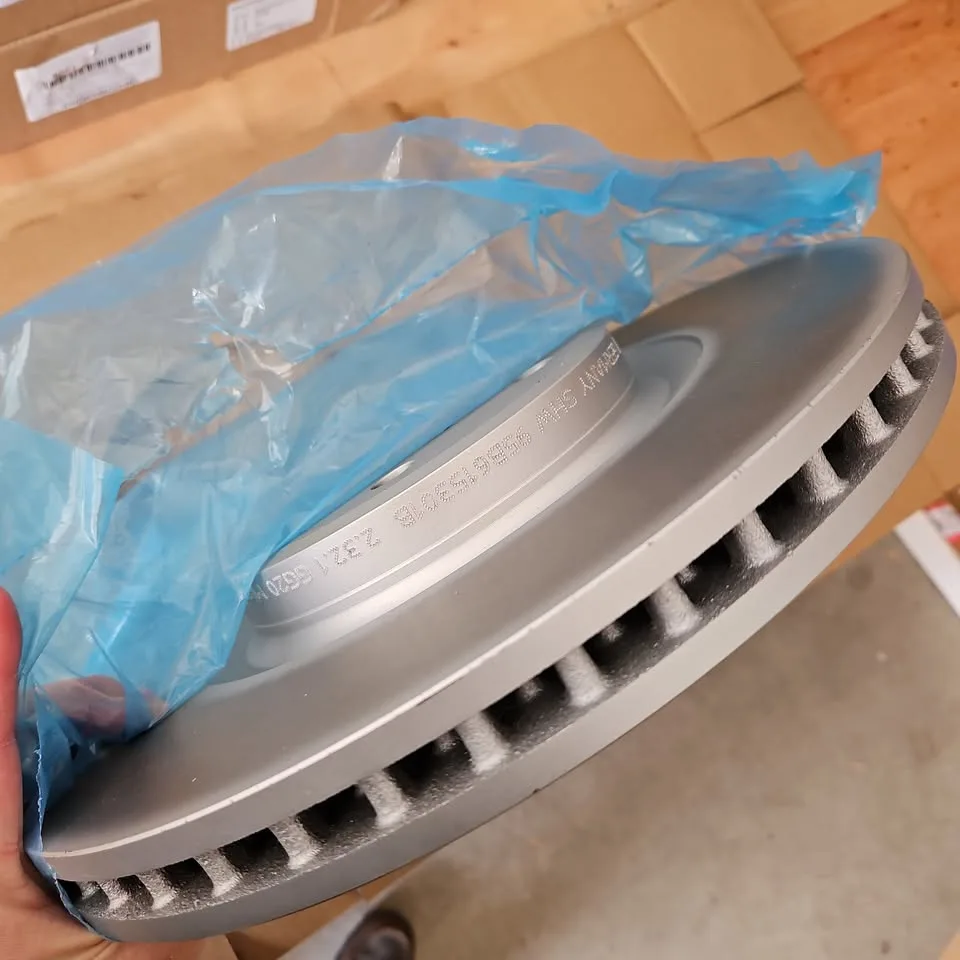 2PCS OEM 95B615301B Porsche Disc Brake Rotor 350MM image indicator(2)