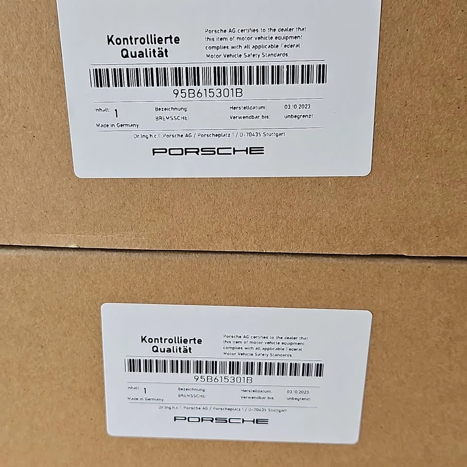 2PCS OEM 95B615301B Porsche Disc Brake Rotor 350MM image indicator(8)