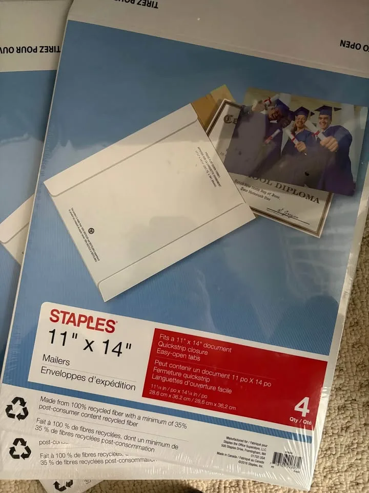 Assorted Staples Mailing Envelopes image indicator(2)