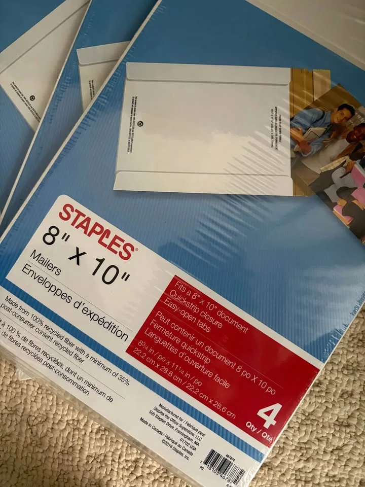 Assorted Staples Mailing Envelopes image indicator(4)