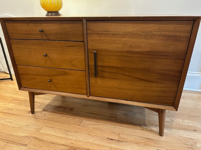 West Elm mid-century media console