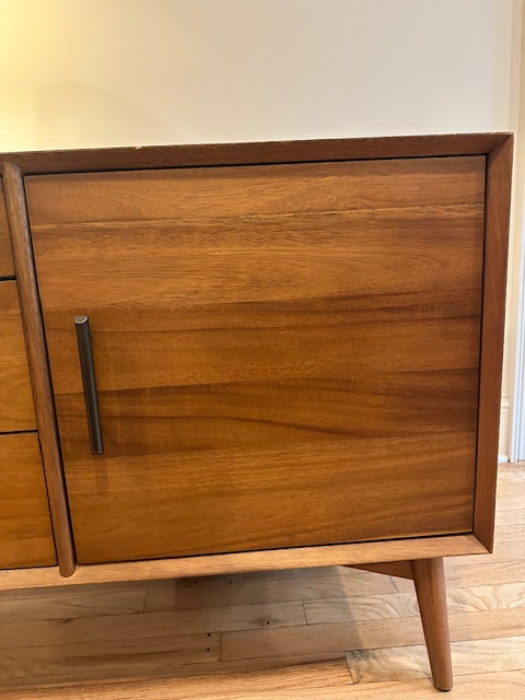 West Elm mid-century media console - photo 3
