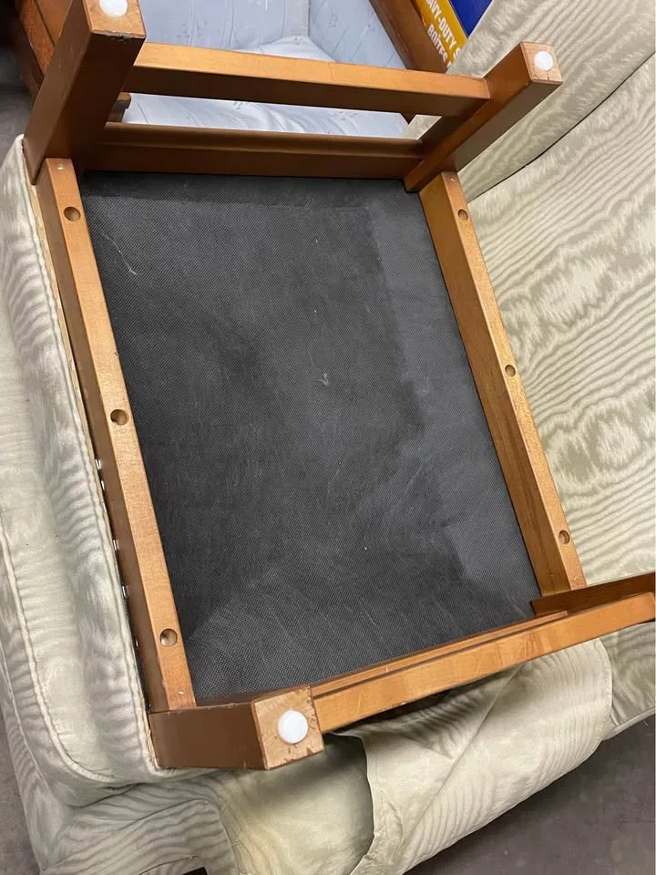 Vintage IKEA wingback chair + ottoman image indicator(2)