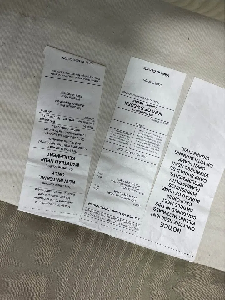 Vintage IKEA wingback chair + ottoman image indicator(4)