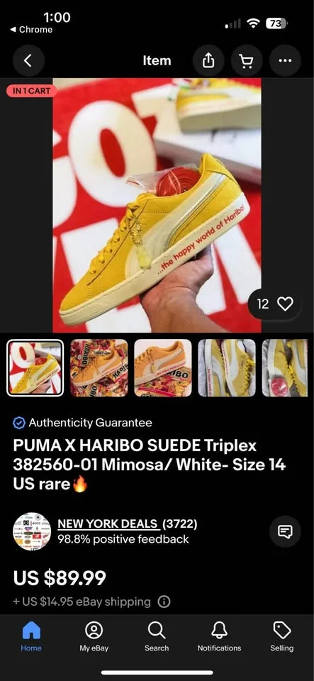 Puma X Haribo Suède size 13 image indicator(5)