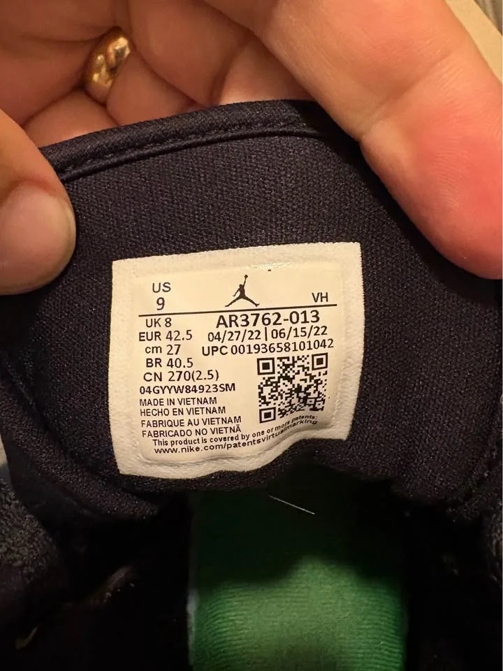 Jordan Jumpman - access black aloe Verde size 9 image indicator(5)