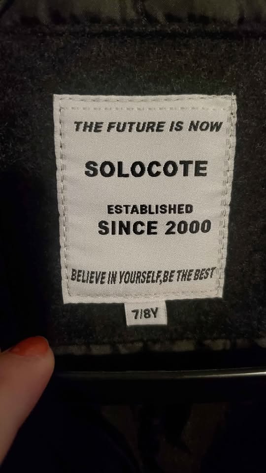 Boys Coat Double Breasted Wool Blend Pea Coat - Size 7/8 yrs - D - photo 5