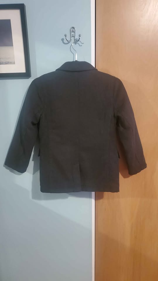 URBAN REPUBLIC Boys Peacoat - Double Breasted Wool Blend Coat - - photo 2