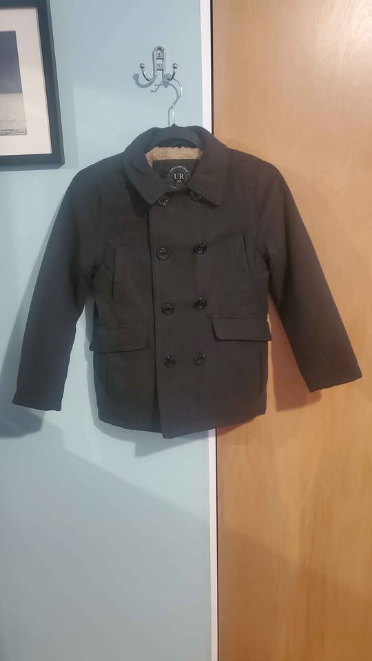 URBAN REPUBLIC Boys Peacoat - Double Breasted Wool Blend Coat - - photo 3