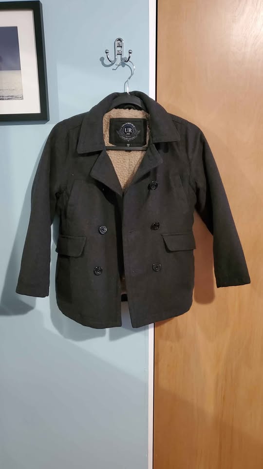 URBAN REPUBLIC Boys Peacoat - Double Breasted Wool Blend Coat - - photo 4