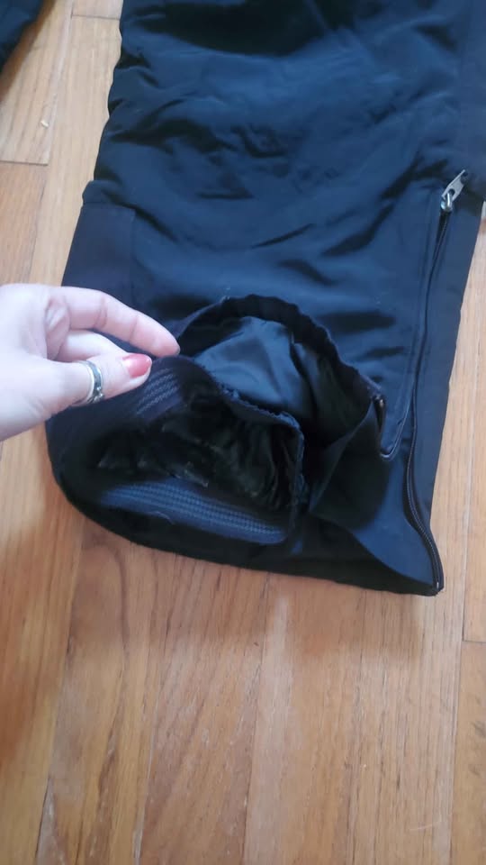 Adult Snowpants Size Medium - Black - Bib Snowpants - photo 3