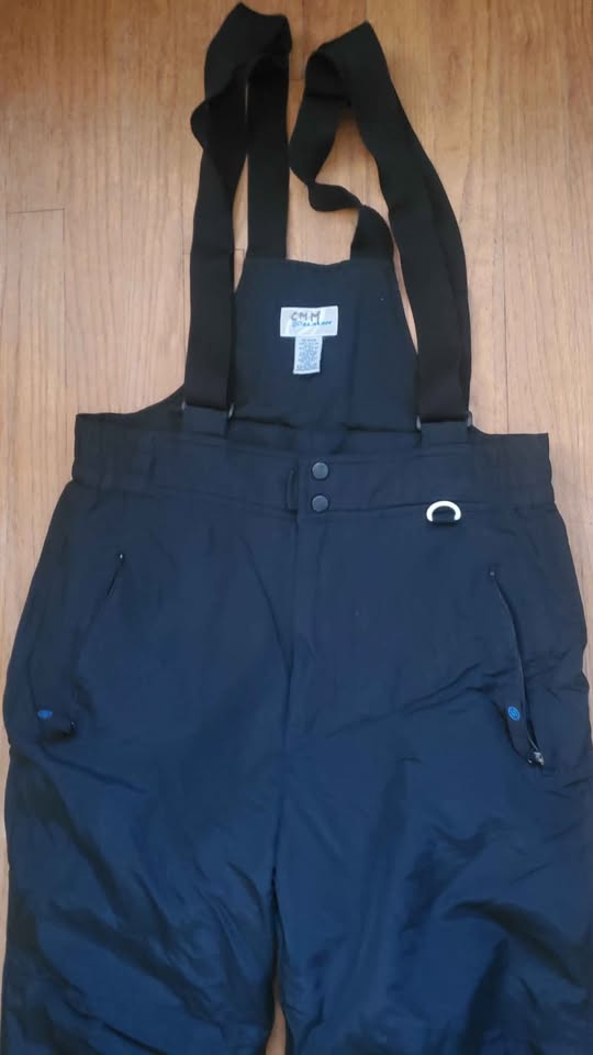 Adult Snowpants Size Medium - Black - Bib Snowpants - photo 4