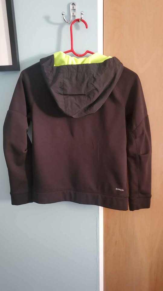 Boys Hooded Fleece Jacket - Zip Front and Pockets - Size Large - photo 5