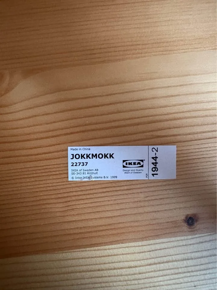 IKEA JOKKMOKK kitchen table and 4 chairs image indicator(2)