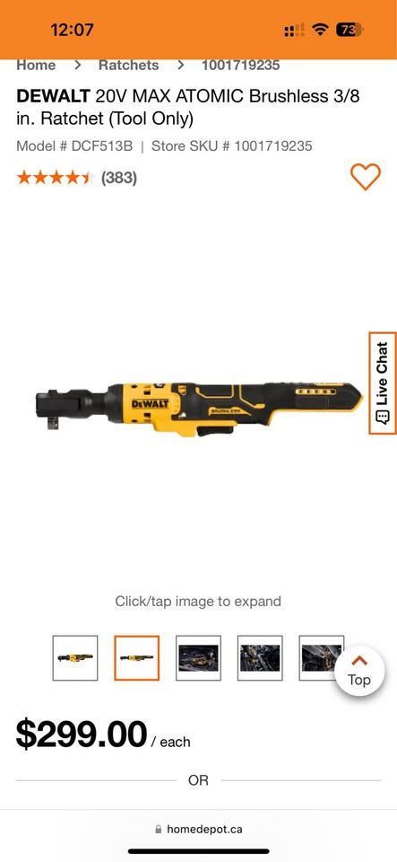 Dewalt electric ratchet with battery and charger - photo 2