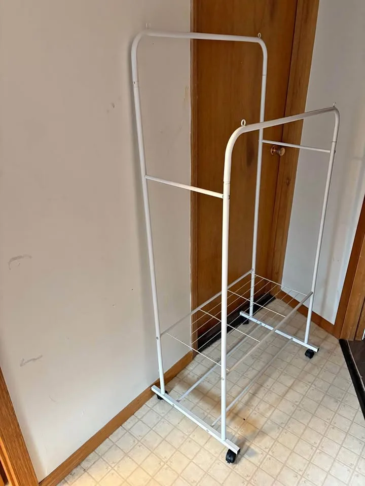 Two Tier Closet rack