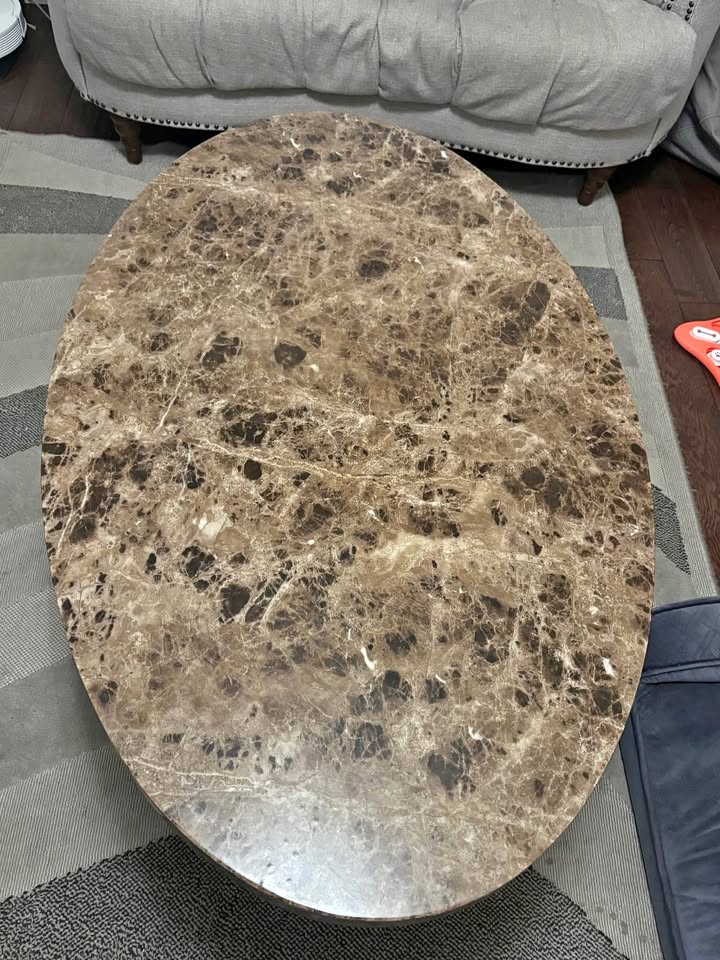 Marble Coffee table with 2 side tables
