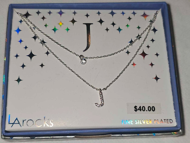 LA Rocks Initial J Necklace and S - photo 2