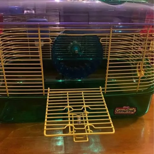 Hamster cage, small animal cage with accessories image indicator(4)
