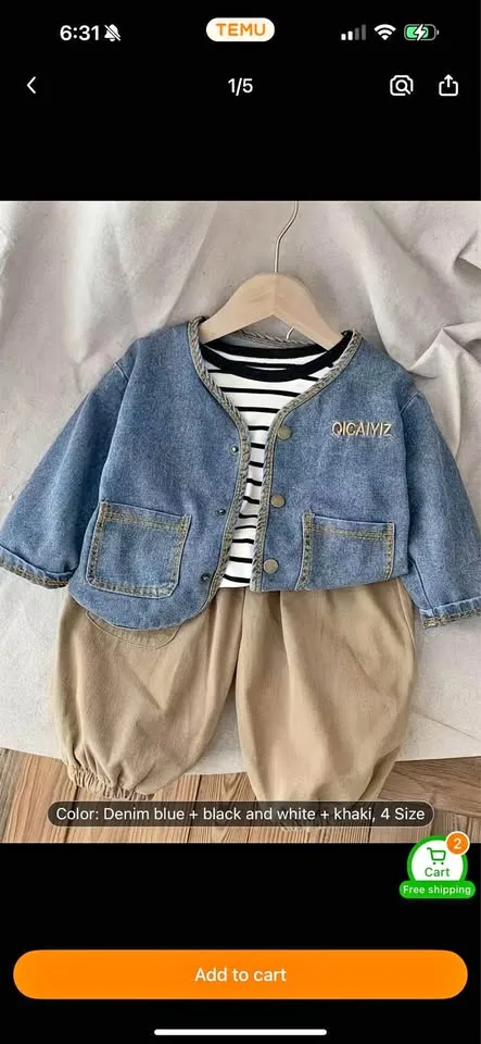 3pcs set, stylish boy outfit