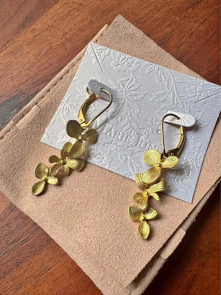 Marie June Sweet Petals Drop Earrings thumbnail