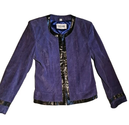 Vintage Guillaume Purple Suede Blazer - photo 3