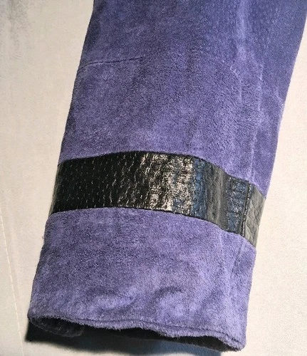 Vintage Guillaume Purple Suede Blazer - photo 4