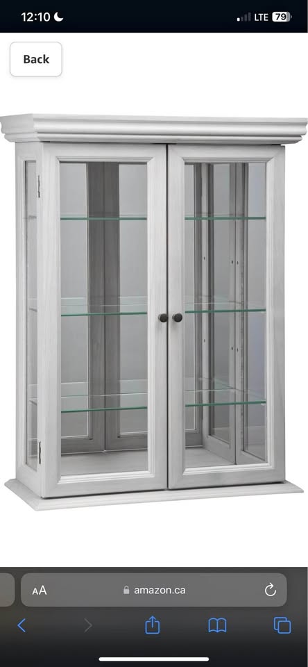 Design Toscano Wall Curio Cabinet