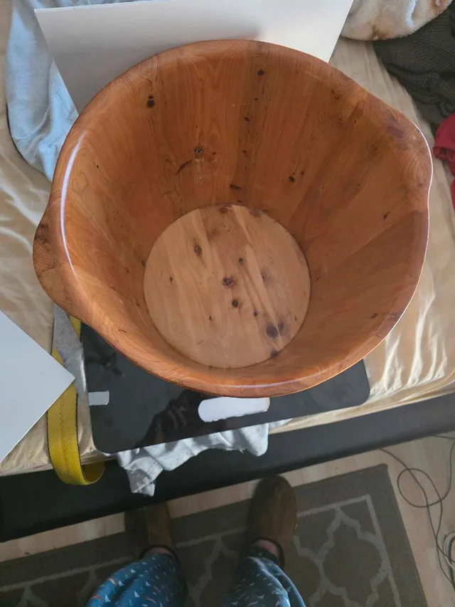 Wooden barrel bamboo high end 14 x 14" image indicator(2)