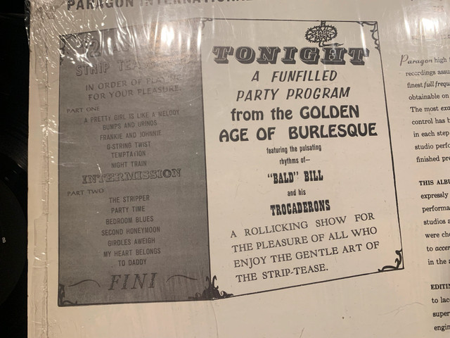 The Stripper original LP Burlesque COND VG - photo 4