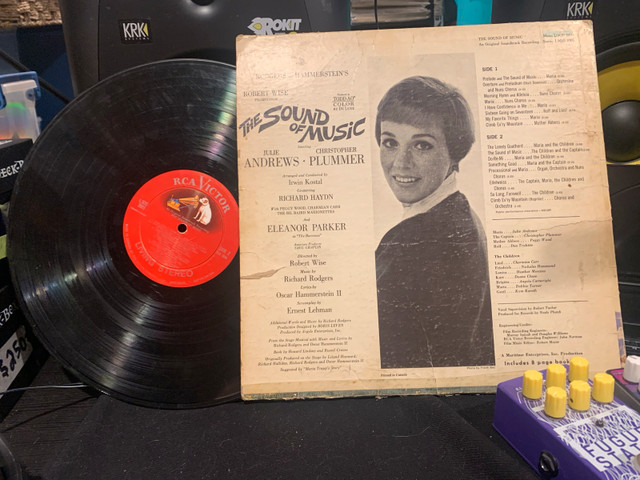 The Sound Of Music original musical LP cond just okay - photo 2