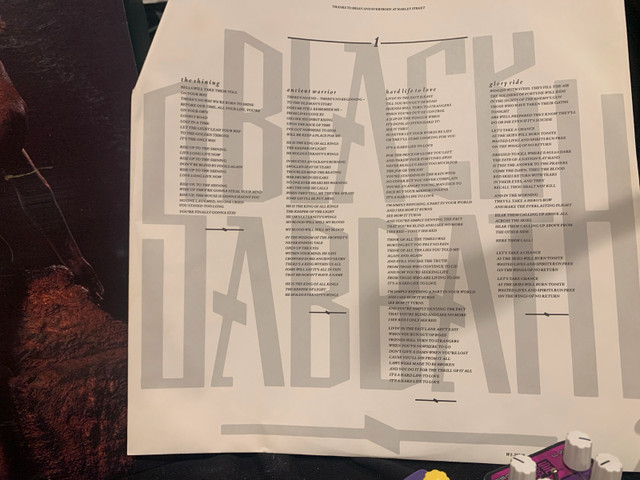Black Sabbath - the eternal idol Cover (G) Vinyl (Ex) - photo 4