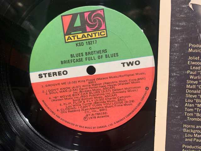Blues Brothers Original vinyl LP - G condition - photo 4