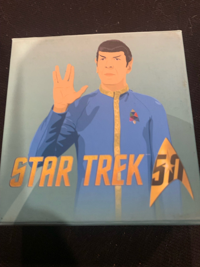 Star Trek 1/2 oz PURE SILVER rare commemorative 2016 - photo 2