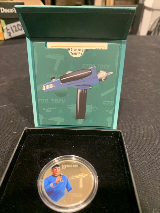 Star Trek 1/2 oz PURE SILVER rare commemorative 2016 - photo 3