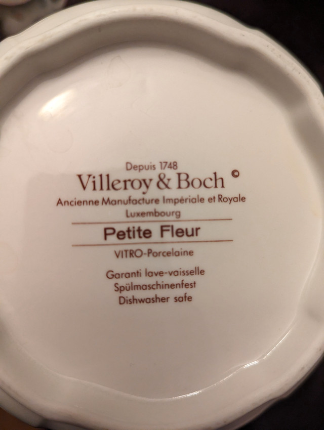 Pristine antique Villeroy & Boch Petite Fleur tea service - photo 2