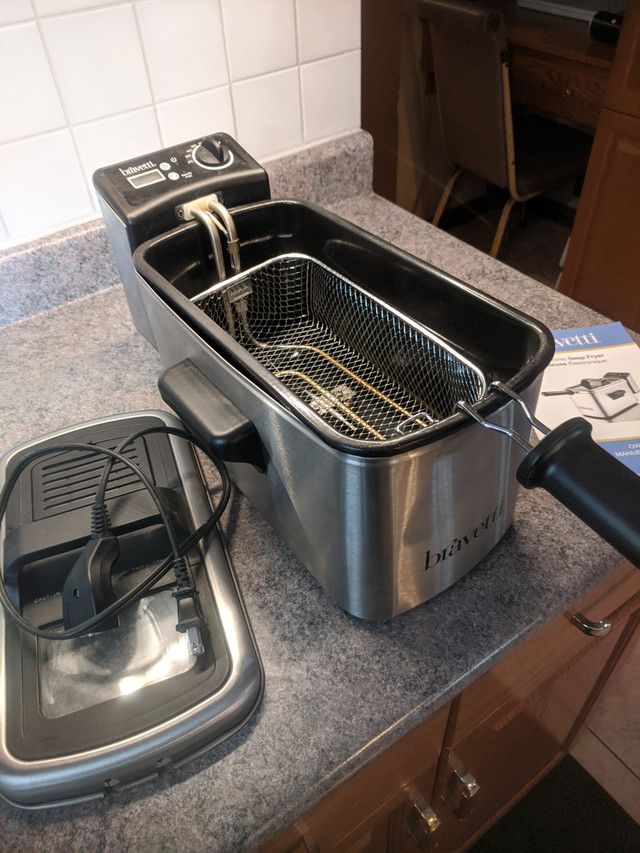 3L pro Bravetti single-basket electric deep fryer - photo 2