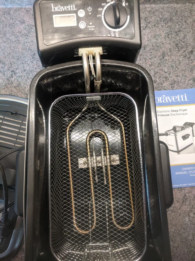 3L pro Bravetti single-basket electric deep fryer image indicator(3)