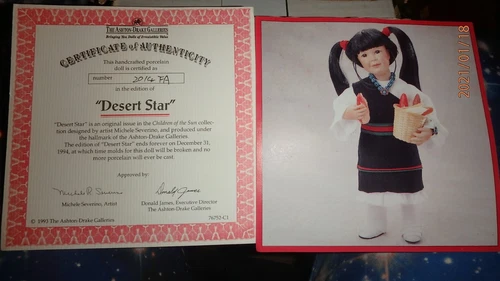 Desert Star by Michele Severino 1993 Ashton Drake Galleries