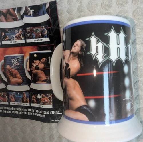 WWF Triple H Mug by Danbury Mint Collector Stein 2001 Mug - photo 5