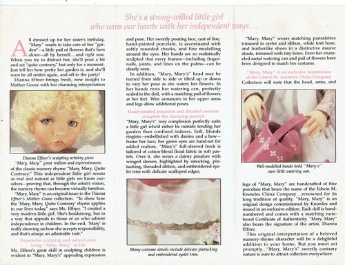 Mary, Mary Quite Contrary Doll 1990 - photo 5