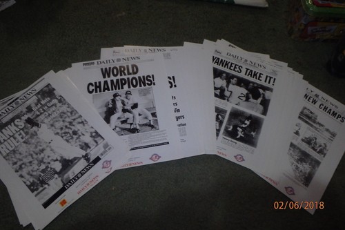Yankees 1923-2000 Teams Series No 1-26 Daily News Set - photo 3