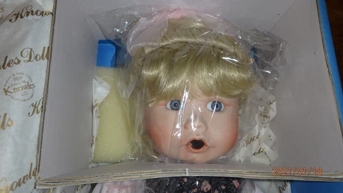 Boo Bear & Me Doll by Jan Goodyear 1991 Knowles, Vintage - photo 4