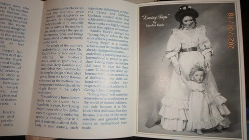 Loving Steps Sandra Kuck 1990 Motherhood Dolls - photo 2
