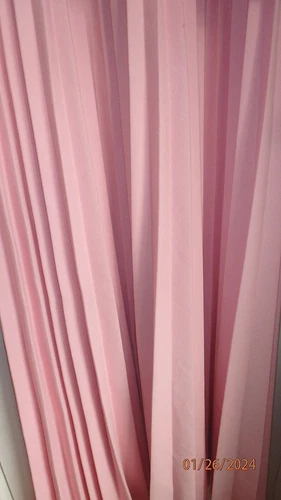 Pink Floral Chenille Wool Pleated Sunday Dress Set - photo 5