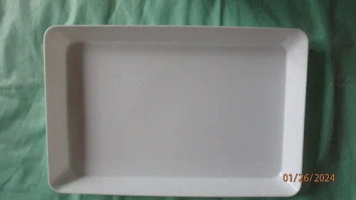 Lifewit Serving Tray Plastic Platters 12.5-14.5”L x 2'H x 9.5W