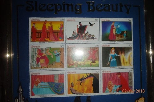 Disney Sleeping Beauty Stamps 1993 Mint Never Hinged - photo 5
